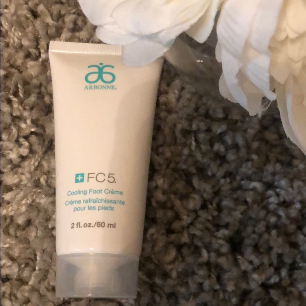 Cooling foot cream
